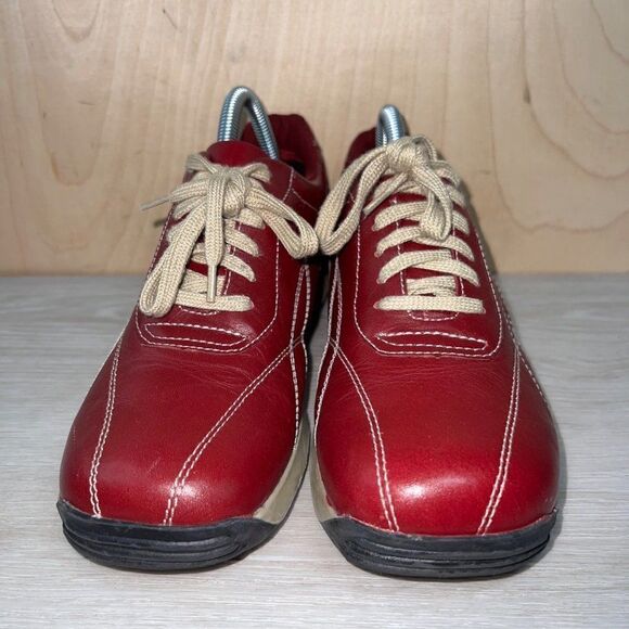 Wanted Shoe Speed Red/Tan Leather Women's 9.5 - Picture 2 of 10